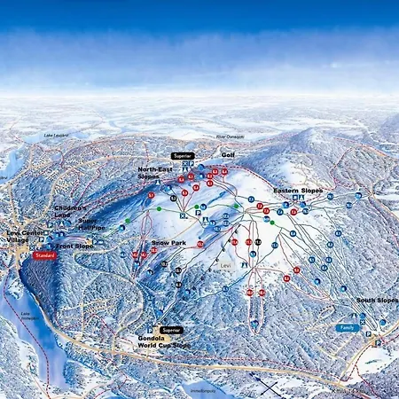 Duplex Heart Of Levi Avec Skipass アパート Kittilä