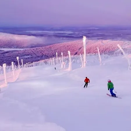 アパート Duplex Heart Of Levi Avec Skipass Kittilä